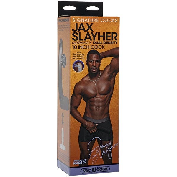 Doc Johnson Signature Cocks Jax Slayher Ultraskyn Cock With Removable Vac-U-Lock Suction Cup 10 Inch Doc Johnson - For Me To Love