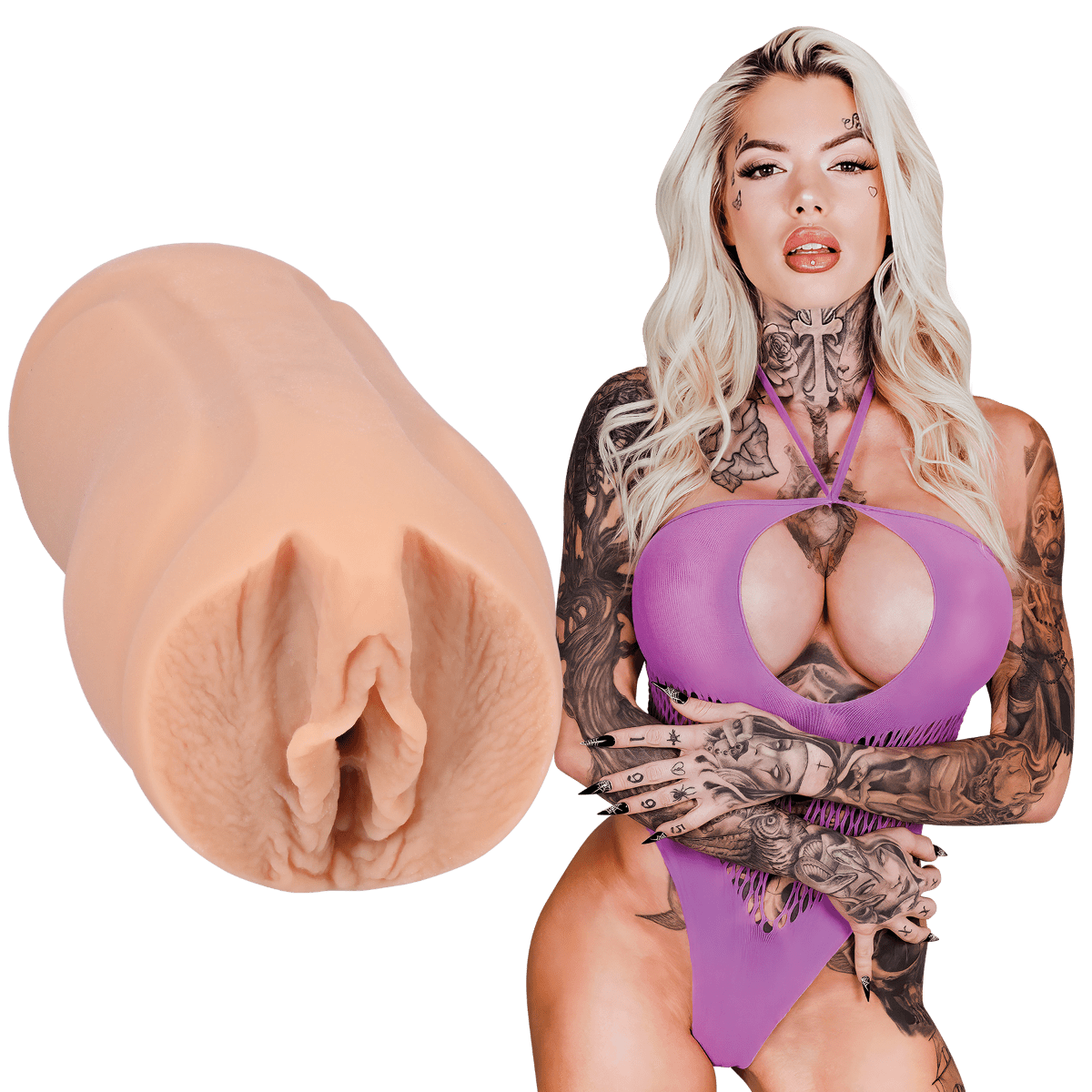 Doc Johnson - Signature Strokers Chantal Danielle Ultraskyn Pocket Pussy | Male Masturbator Doc Johnson - For Me To Love