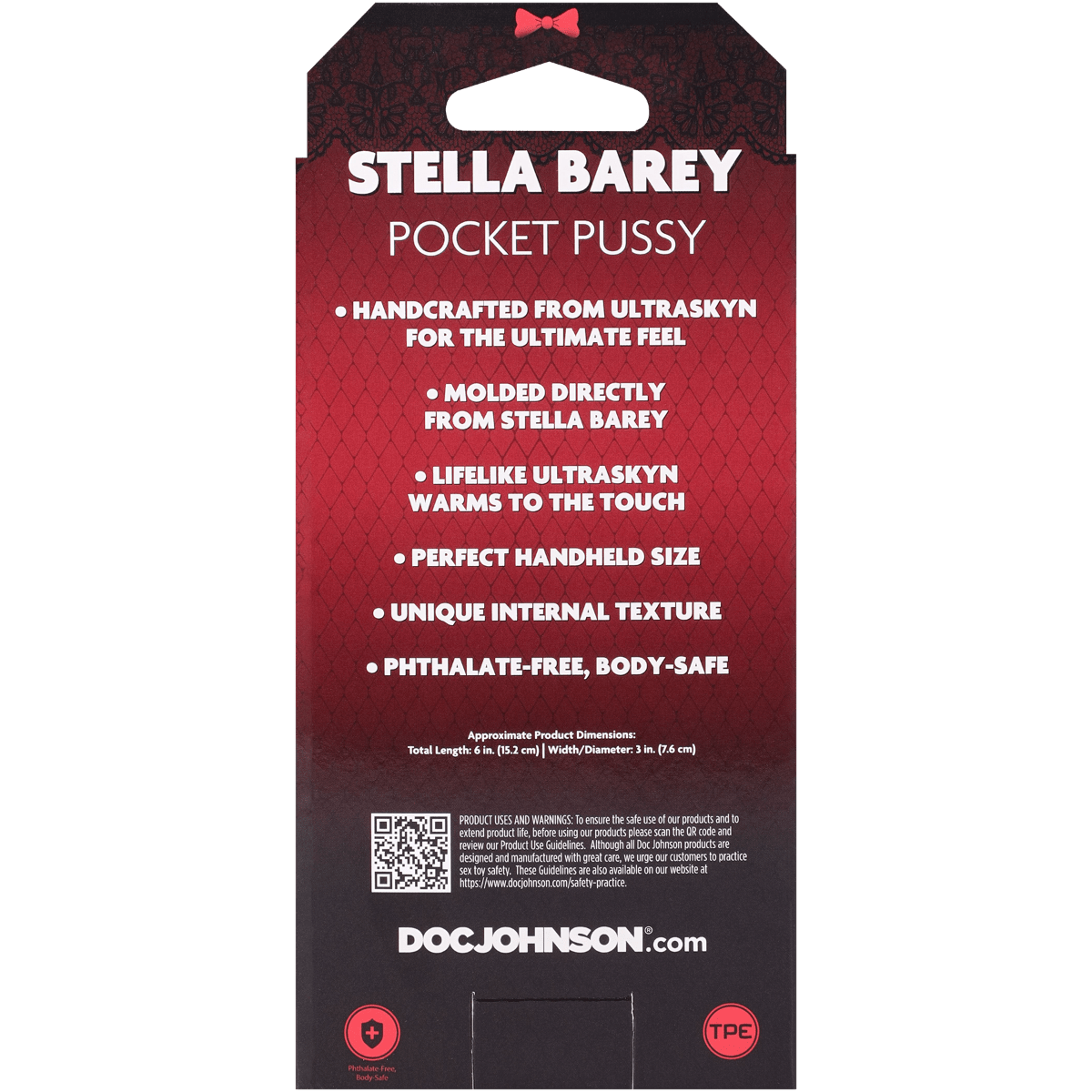 Doc Johnson - Signature Strokers Stella Barey ULTRASKYN Pocket Pussy Doc Johnson - For Me To Love