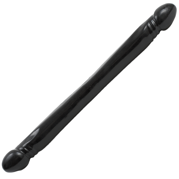 Doc Johnson - Smooth Double Header Dildo - Black | 18 inches Doc Johnson - For Me To Love