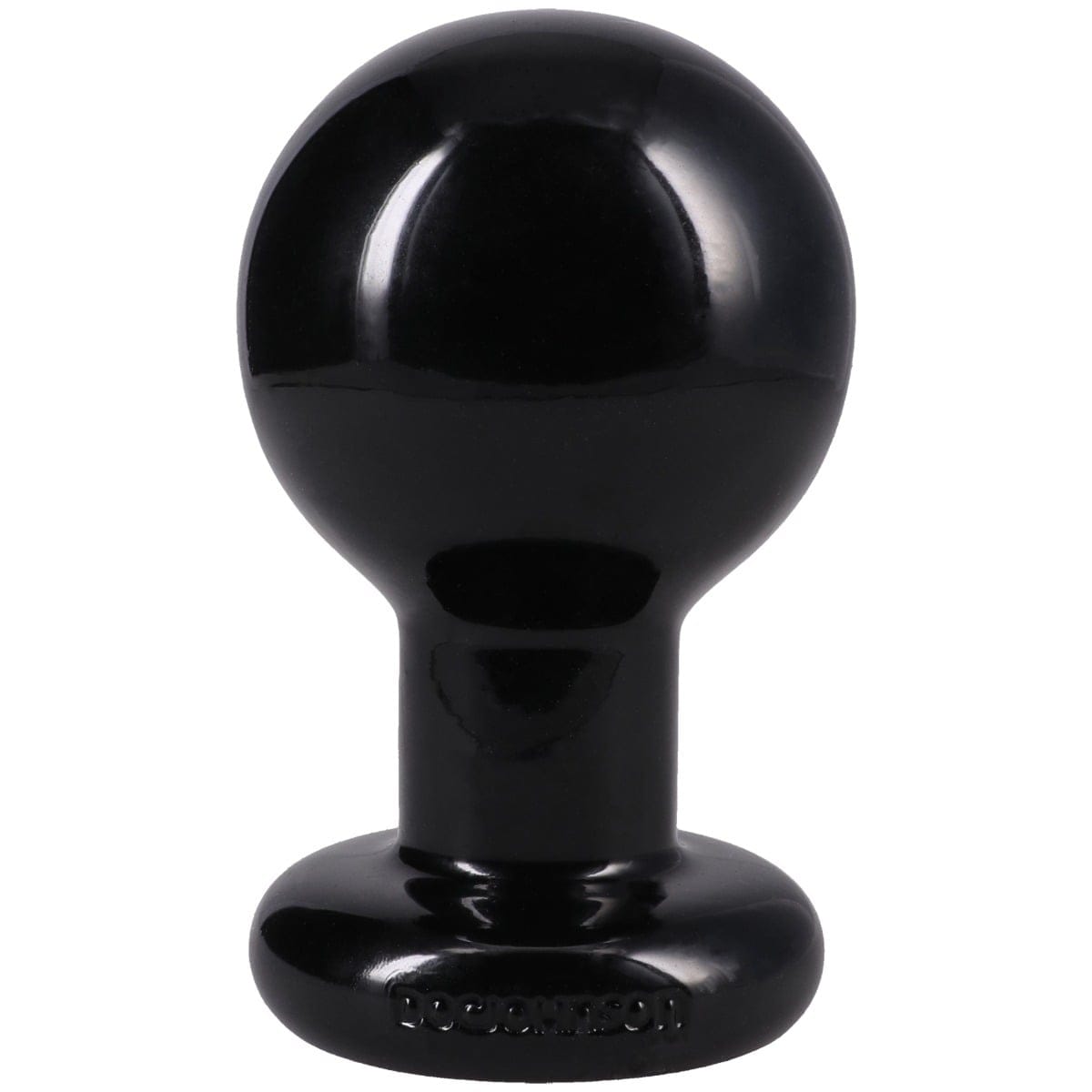 Doc Johnson - The Classic Round Tow Hitch Butt Plug Large | Choice of Pink or Black Black Doc Johnson - For Me To Love