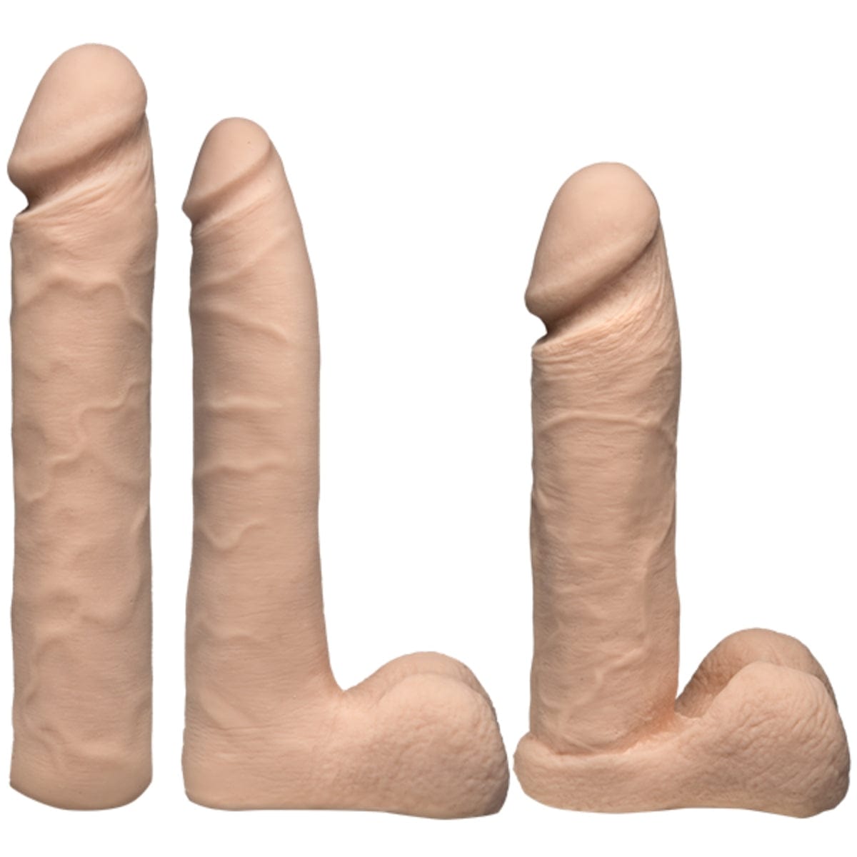 Doc Johnson - ULTRASKYN Vac-U-Lock Dual Density Harness Set | 8-9-10 inch Dildos Doc Johnson - For Me To Love