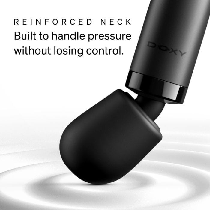 Doxy 2.0 - Die Cast Compact Cordless Massage Wand | Black Doxy - For Me To Love