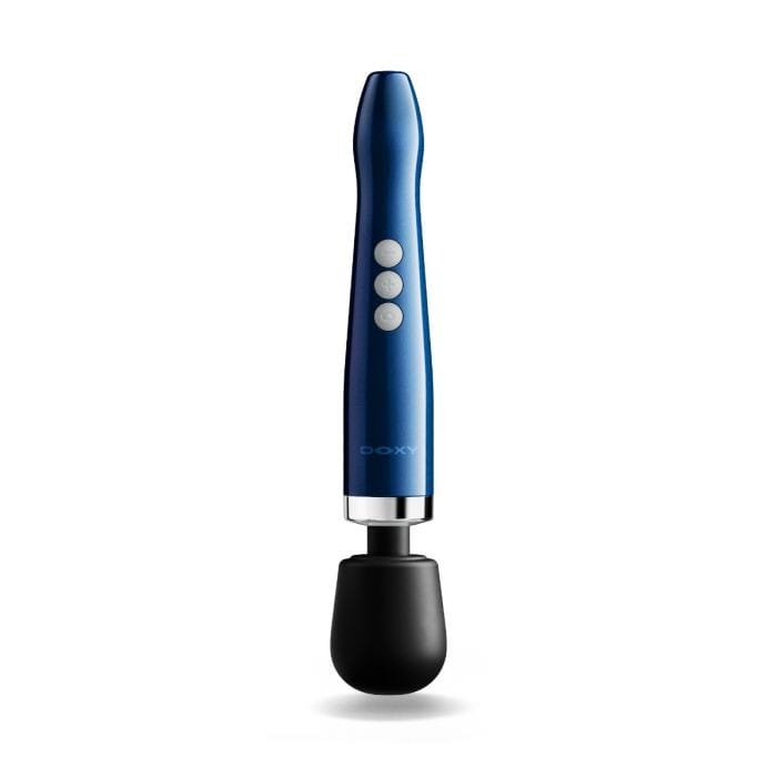 Doxy 2.0 - Die Cast Compact Cordless Massage Wand | Blue Doxy - For Me To Love