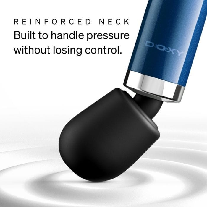 Doxy 2.0 - Die Cast Compact Cordless Massage Wand | Blue Doxy - For Me To Love