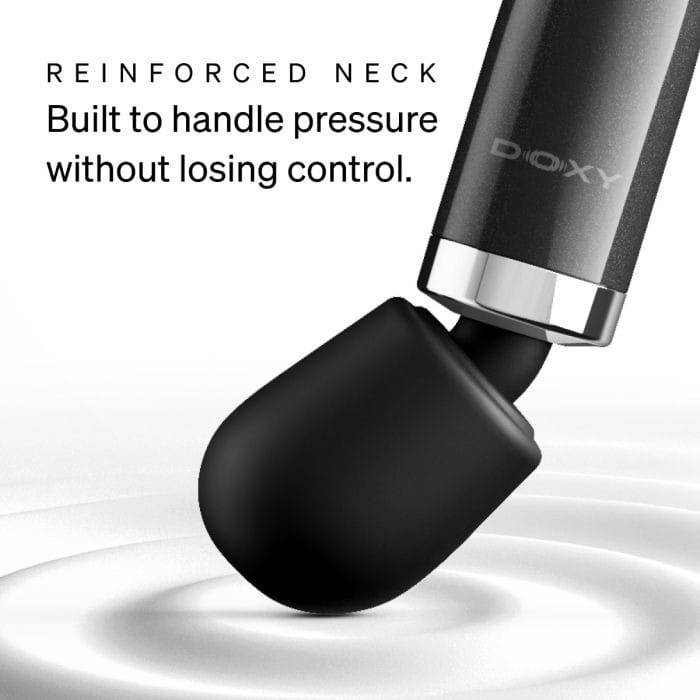 Doxy 2.0 - Die Cast Max Powerful Plug‑In Massage Wand | Black Doxy - For Me To Love