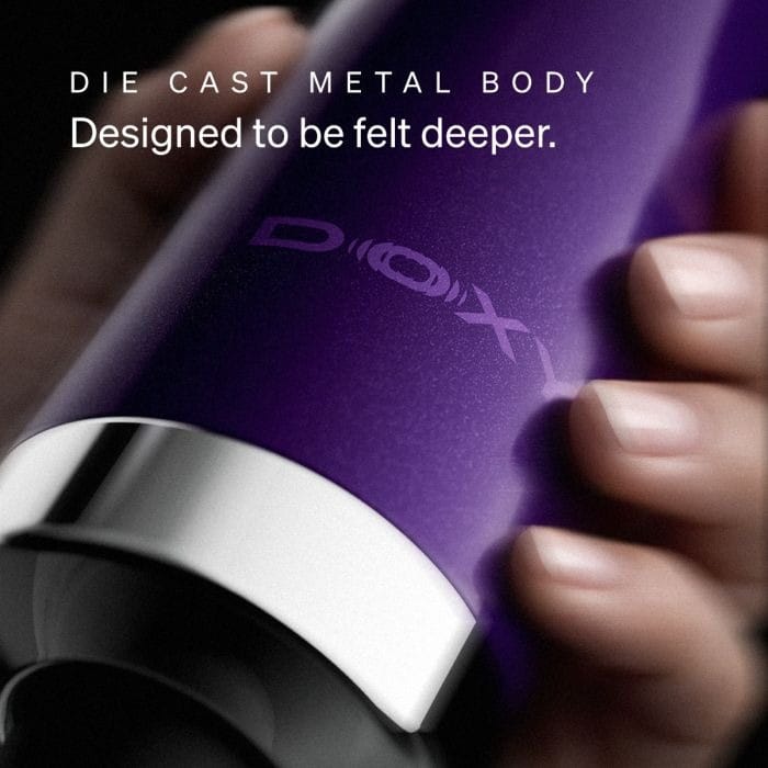 Doxy 2.0 - Die Cast Max Powerful Plug‑In Massage Wand | Purple Doxy - For Me To Love