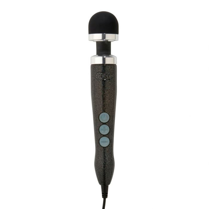 DOXY DIE CAST 3 - POWERFUL & COMPACT MAINS POWERED WAND - ATTACHMENT COMPATIBLE Black Doxy - For Me To Love