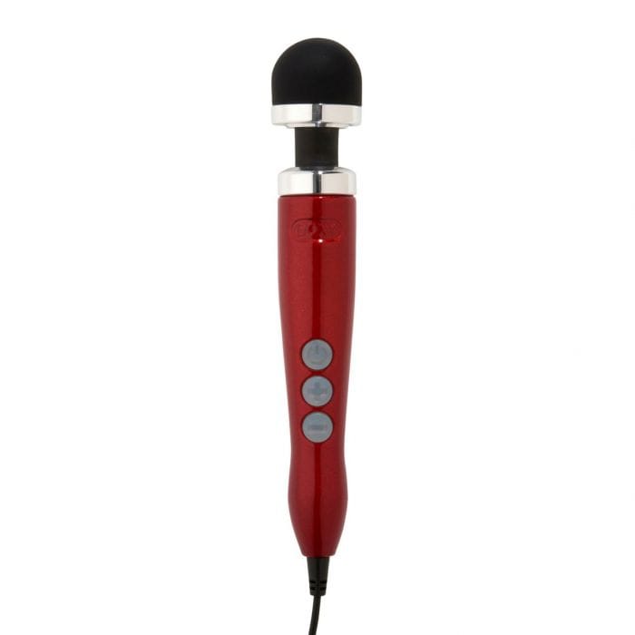 DOXY DIE CAST 3 - POWERFUL & COMPACT MAINS POWERED WAND - ATTACHMENT COMPATIBLE Red Doxy - For Me To Love