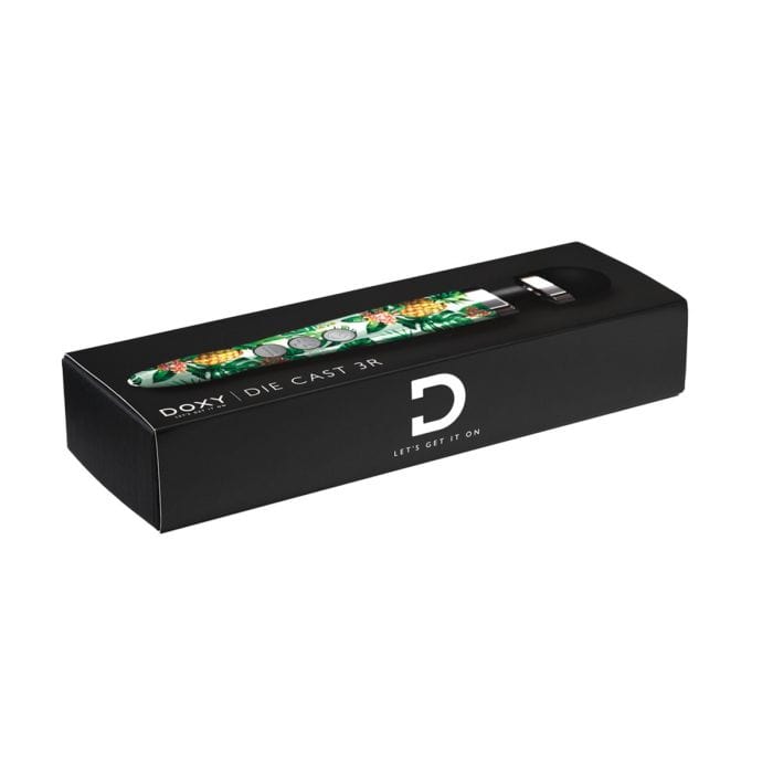 DOXY Die Cast 3 Rechargeable - Powerful Compact Massage Wand - Attachment Compatible | Pineapple Doxy - For Me To Love