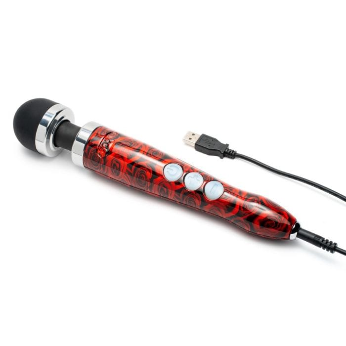 Doxy DOXY DIE CAST 3 ROSE- POWERFUL & COMPACT MAINS POWERED WAND - ATTACHMENT COMPATIBLE