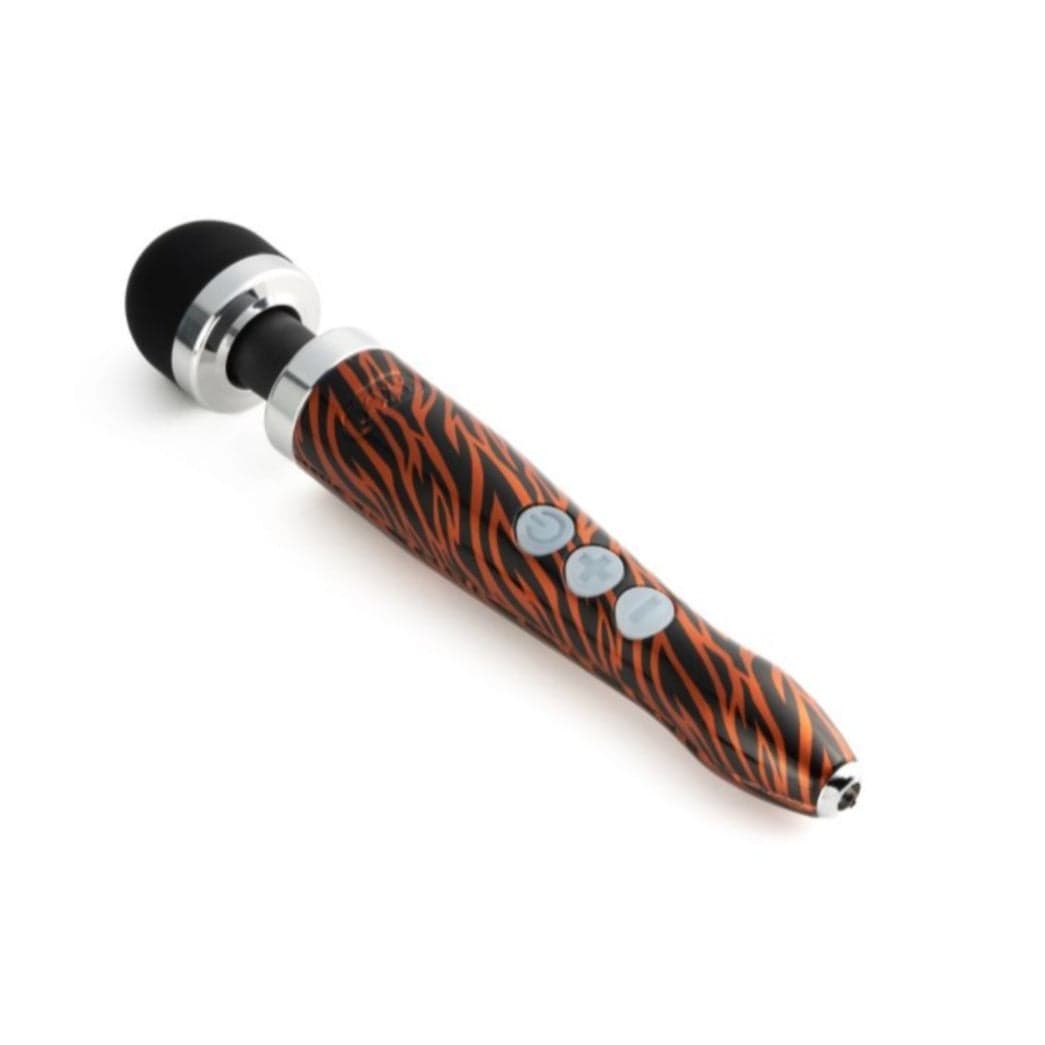 Doxy DOXY DIE CAST 3 TIGER RECHARGEABLE - IDEAL COMPACT TRAVEL WAND - WOMAN'S BEST FRIEND - ATTACHMENT COMPATIBLE