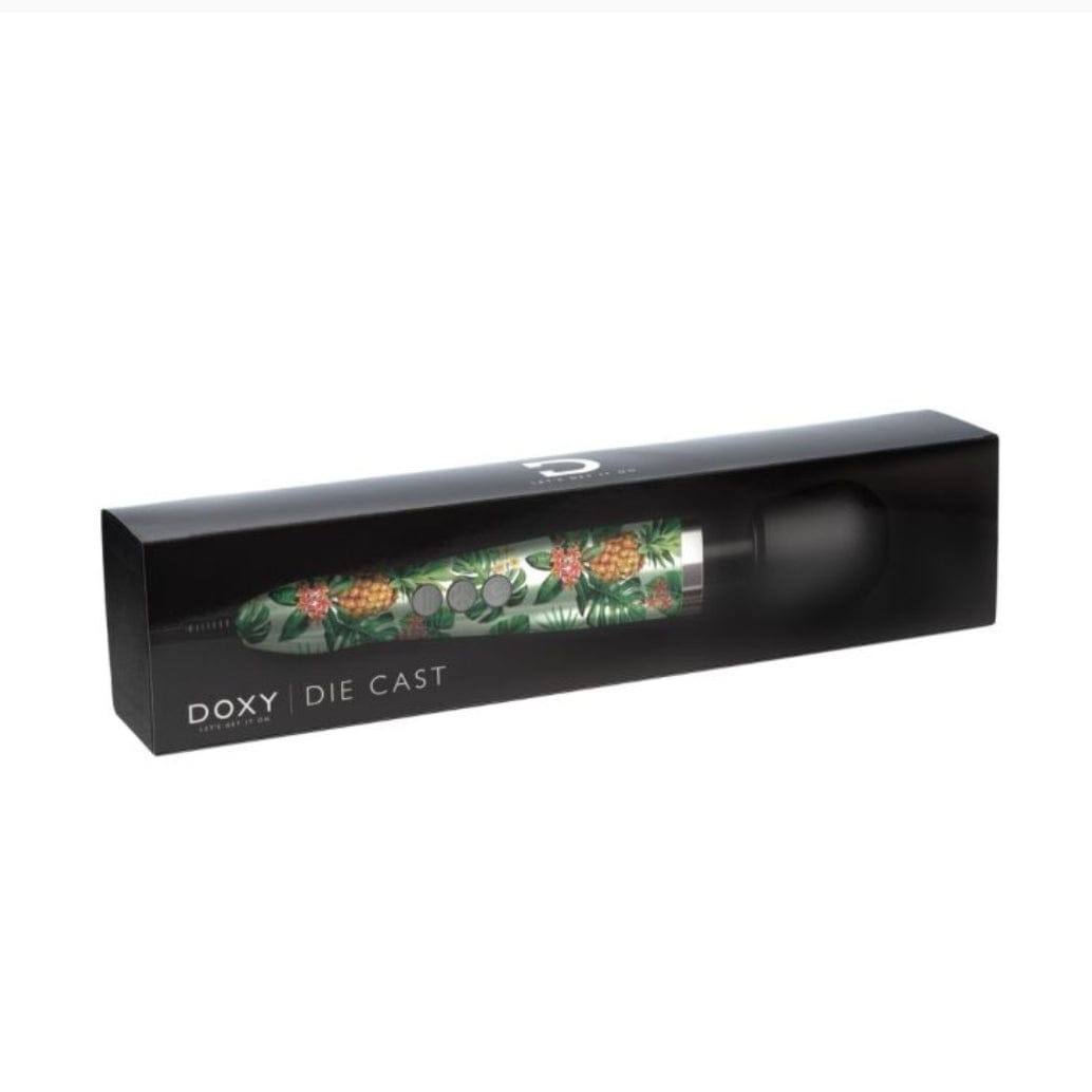 Doxy DOXY DIE CAST PINEAPPLE - POWERFUL PLUG-IN MULTI SPEED WAND MASSAGER