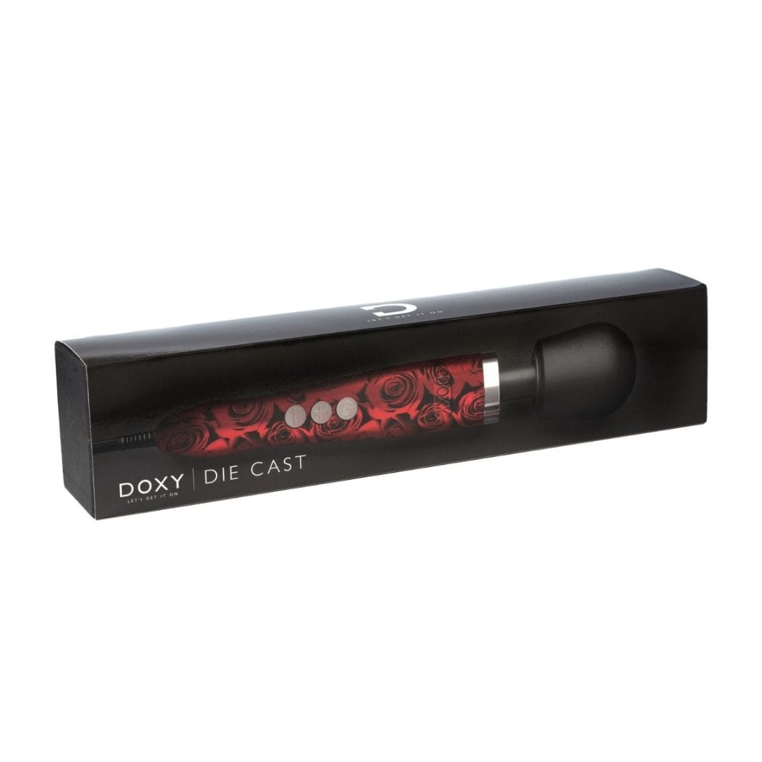 Doxy DOXY DIE CAST ROSE - POWERFUL PLUG-IN MULTI SPEED WAND MASSAGER