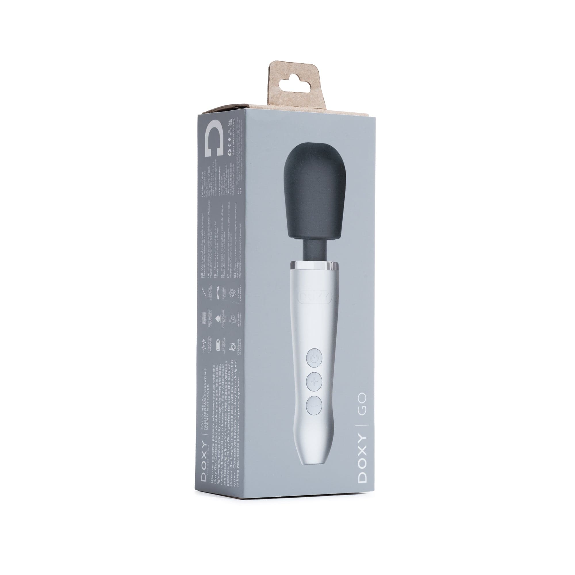 Doxy Go - Die Cast Mini & Mighty Massage Wand | Perfect Travel Companion Doxy - For Me To Love