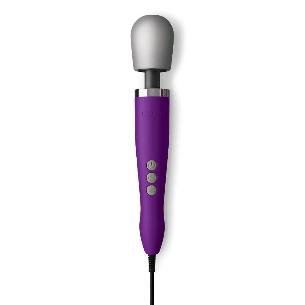DOXY ORIGINAL - POWERFUL PLUG-IN MULTI SPEED WAND MASSAGER Purple Doxy - For Me To Love