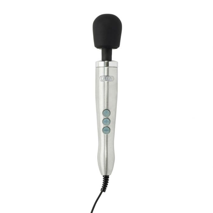 Doxy Silver DOXY DIE CAST - POWERFUL PLUG-IN MULTI SPEED WAND MASSAGER