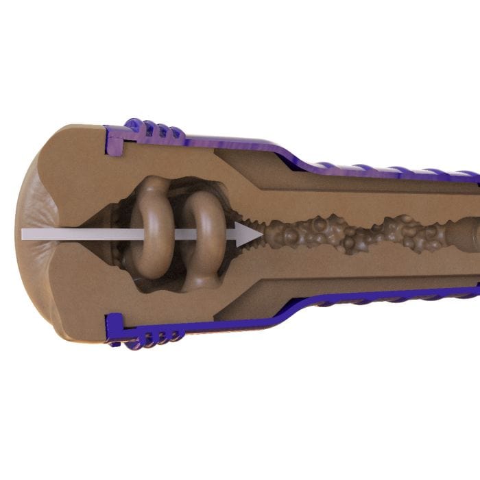 Fleshlight Boost - Female Anal Blast Texture Medium Dark Flesh | Male Masturbator Fleshlight - For Me To Love