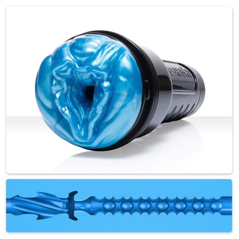 Fleshlight Freaks Alien Blue Metallic Male Masturbator Fleshlight - For Me To Love