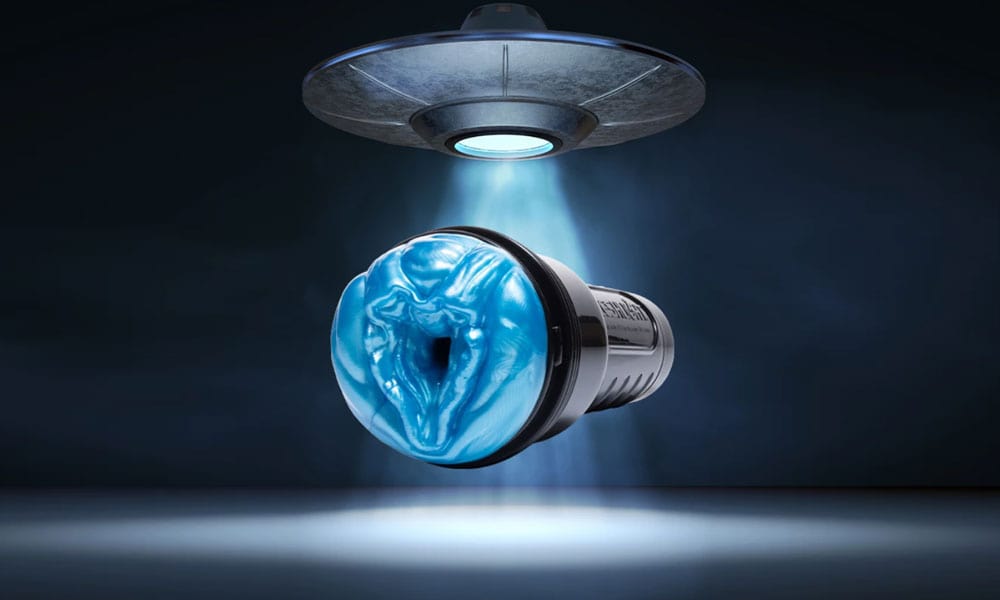 Fleshlight Freaks Alien Blue Metallic Male Masturbator Fleshlight - For Me To Love