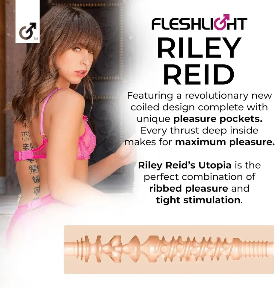Fleshlight Girls - Riley Reid Utopia | Male Masturbator Fleshlight - For Me To Love