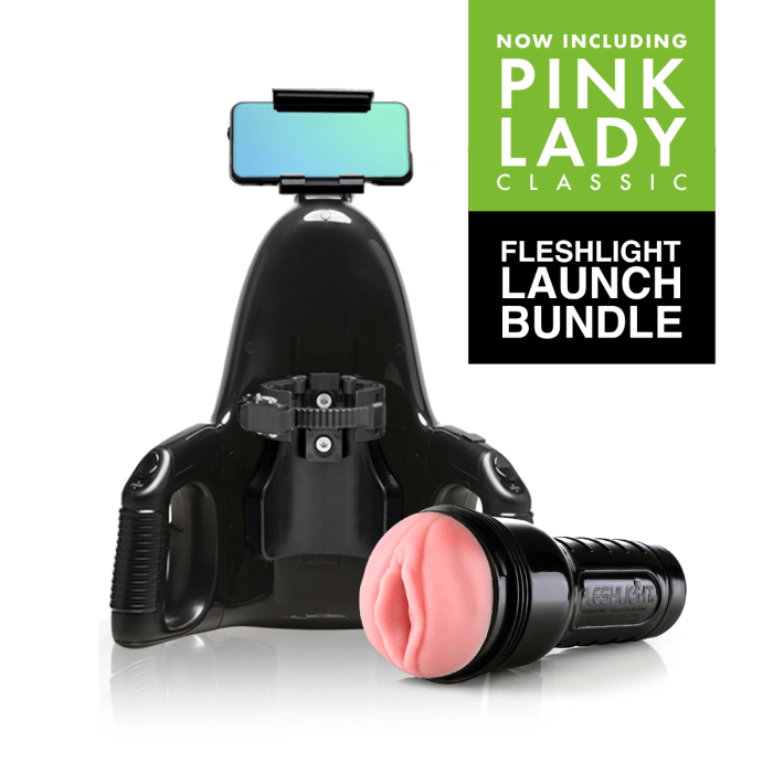 Fleshlight Launch & Pink Lady Male Masturbator Bundle Set Fleshlight - For Me To Love