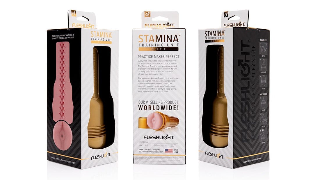 Fleshlight - Pink Butt Stamina Training Unit | Male Masturbator Fleshlight - For Me To Love