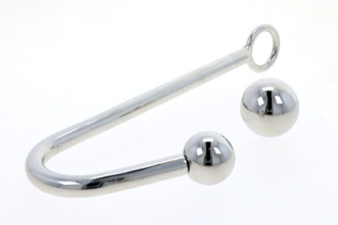 For Me To Love Hooked Weighted Anal Hook with 2 interchangeable balls (40mm & 50mm)