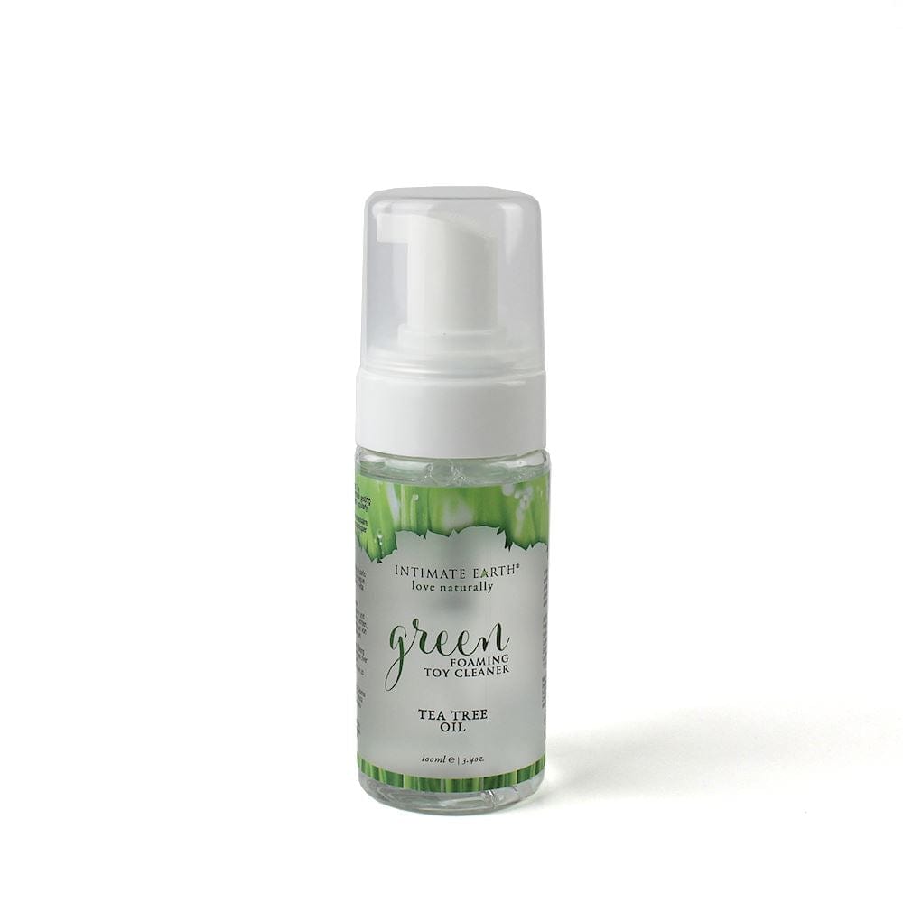 For Me To Love Intimate Earth Green Tea Tree Oil Foaming Toy Cleaner 3.4oz