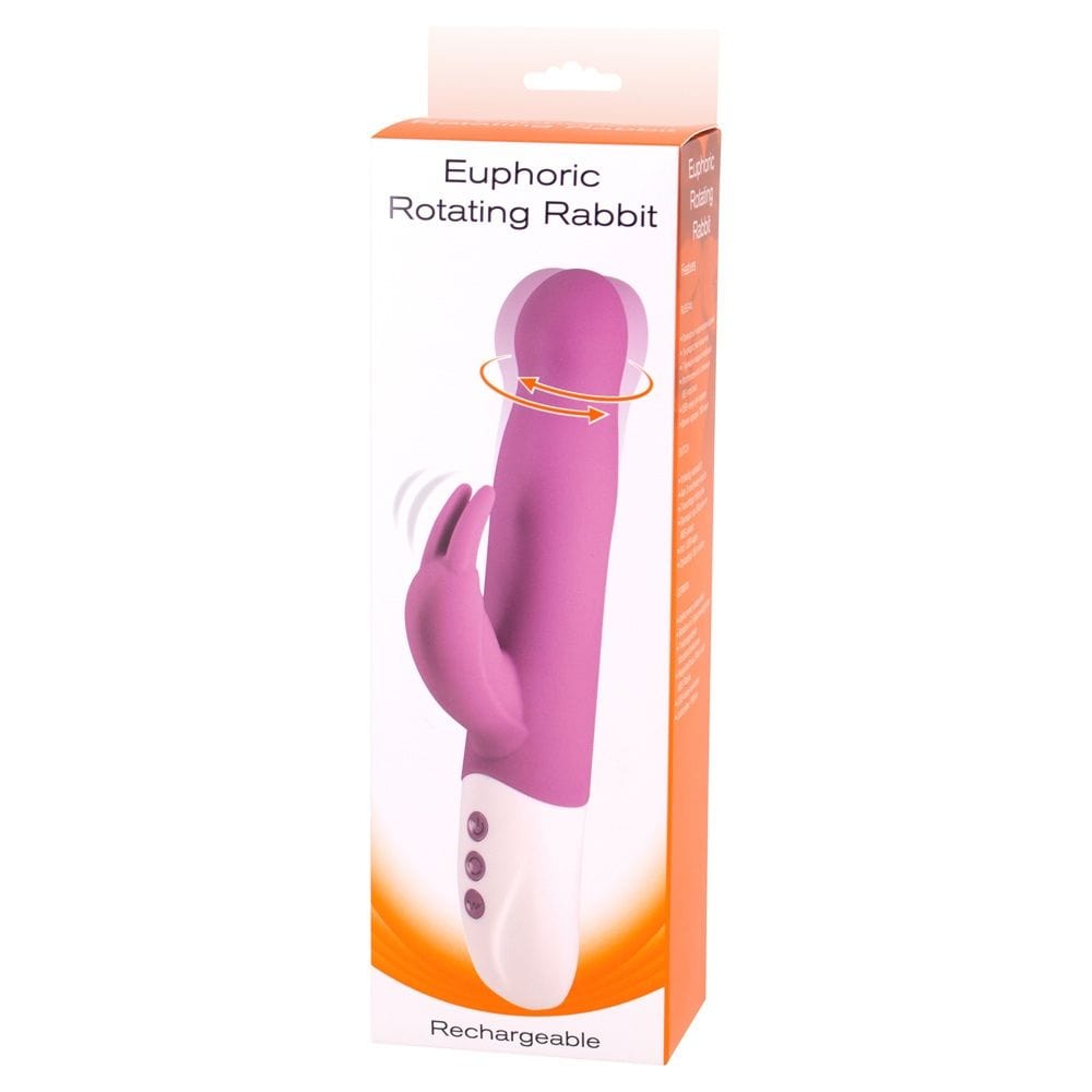 For Me To Love Seven Creations Euphoric Rotating Rabbit Rechargeable Purple