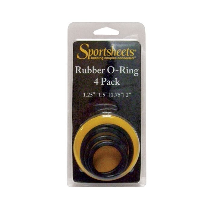 For Me To Love Sportsheets Rings Set-4 Assorted Sizes(Singles) - Strap On