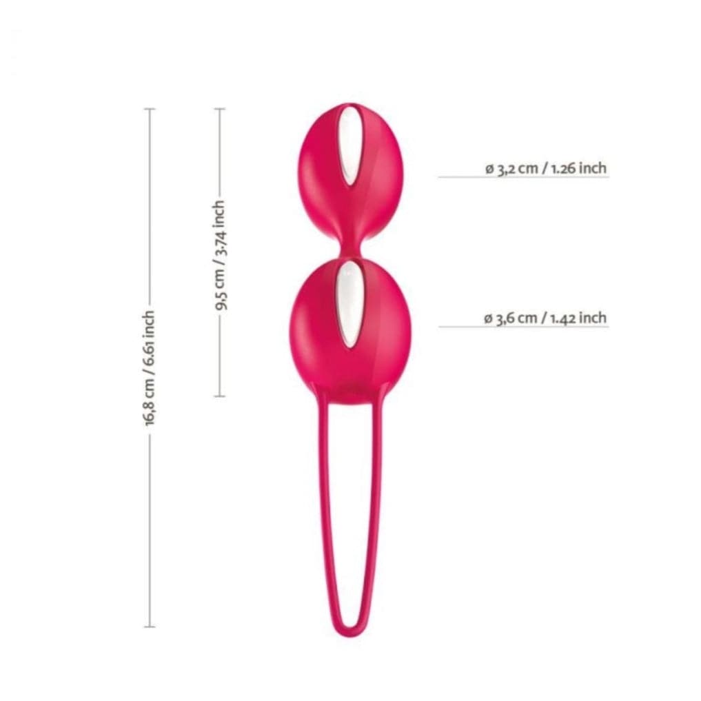 Fun Factory Smartballs Duo - White/Red Fun Factory - For Me To Love