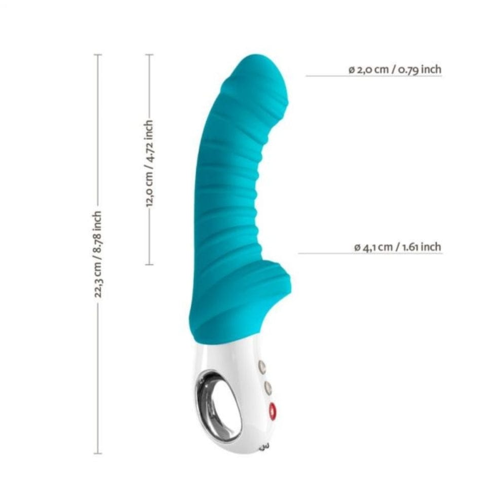 Fun Factory Tiger vibrator Turquoise Blue - USB Rechargeable Fun Factory - For Me To Love