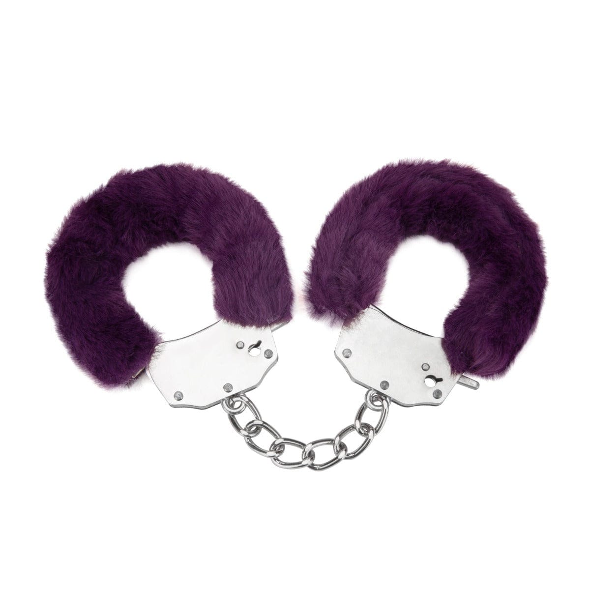 Furry Handcuffs Choice of Black-Red-Purple Purple Me You Us - For Me To Love