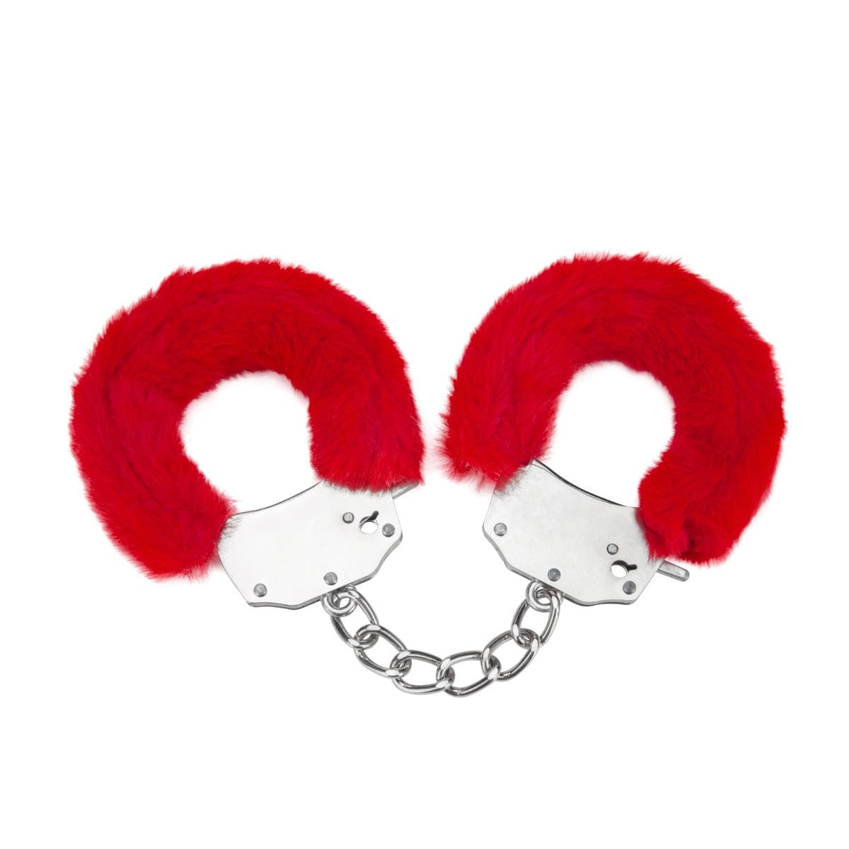 Furry Handcuffs Choice of Black-Red-Purple Red Me You Us - For Me To Love
