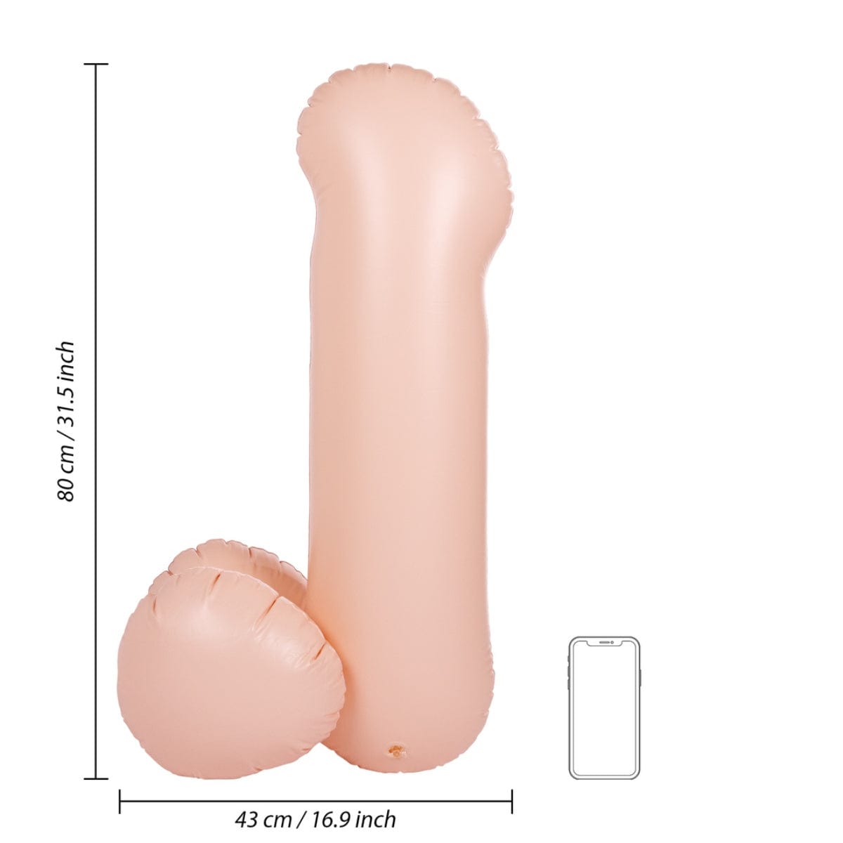 Giant Inflatable Penis - Excellent Party Accessory | 32''/ 80 cm S-Line - For Me To Love