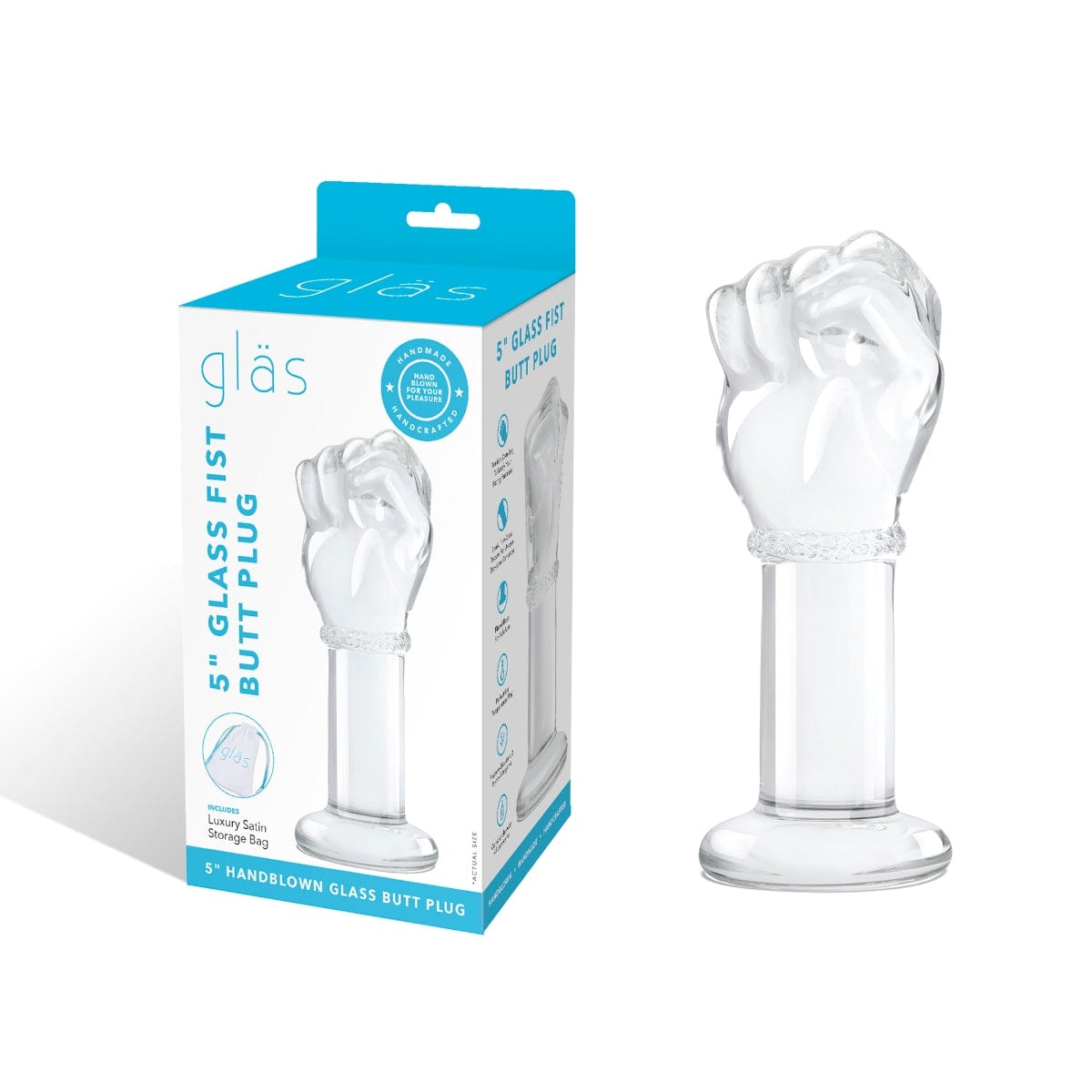 Glas - Fist Butt Plug | 5 inches Glas - For Me To Love