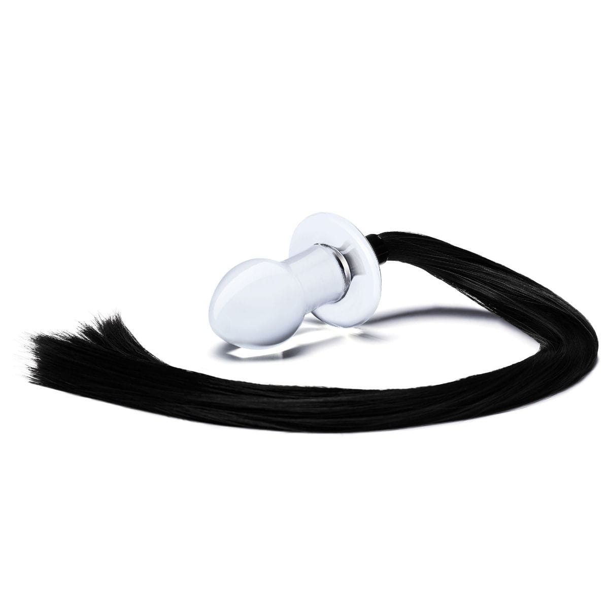 Glas Horse Tail Glass Butt Plug (3")