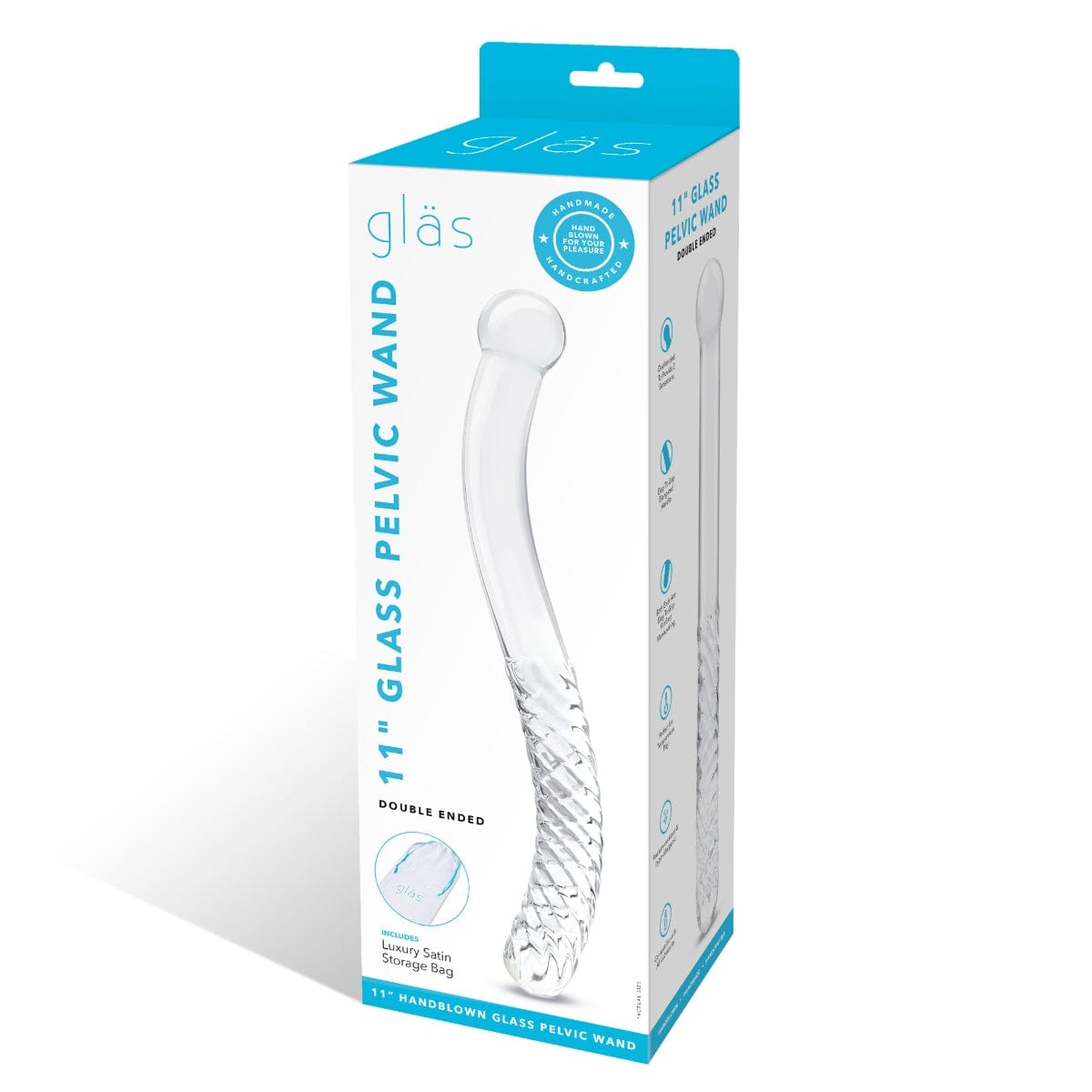 Glas - Pelvic Wand Double Ended Dildo | 11 inches Glas - For Me To Love