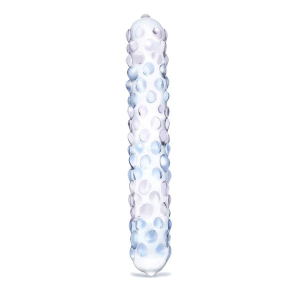 Glas Rose Nubby Dildo Purple - 7 inches Glas - For Me To Love