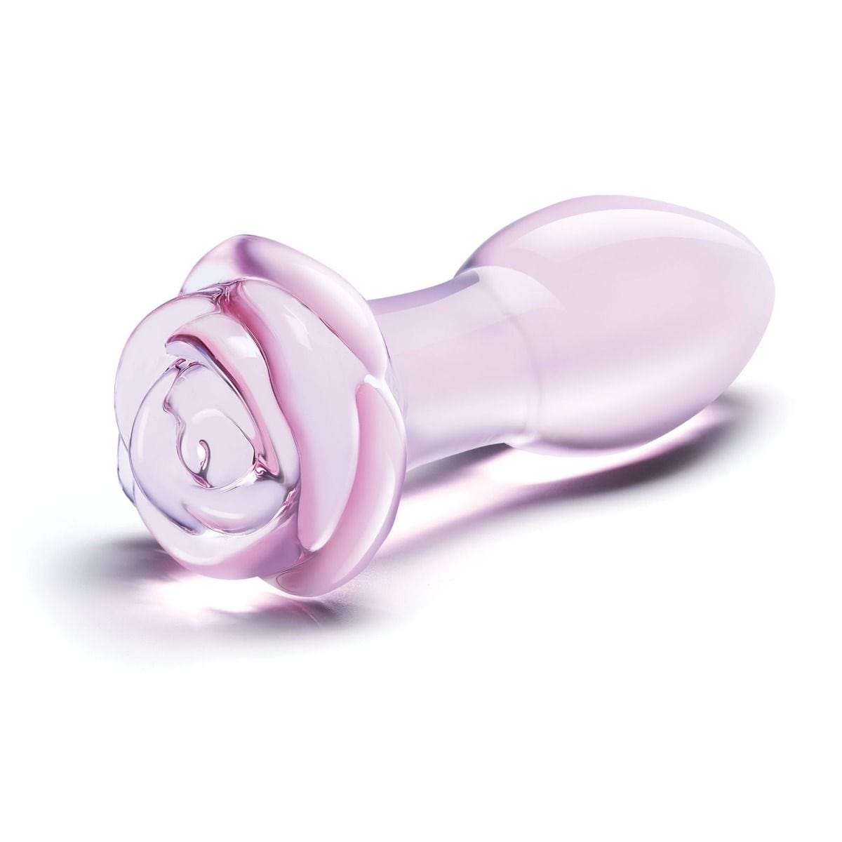 Glas - Rosebud Glass Butt Plug | 5 inches Glas - For Me To Love