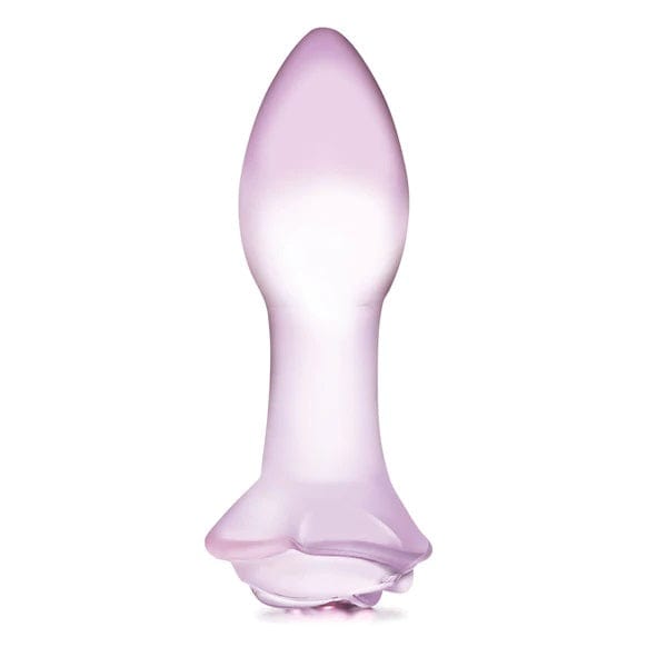 Glas - Rosebud Glass Butt Plug | 5 inches Glas - For Me To Love