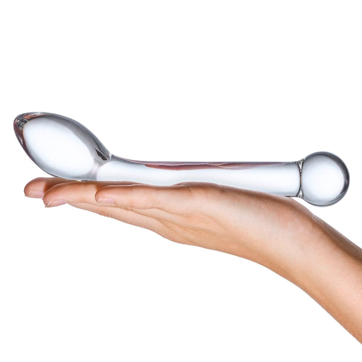 Glas - Slimline G-Spot Orgasm Play | Transparent Glass 8 inch Glas - For Me To Love