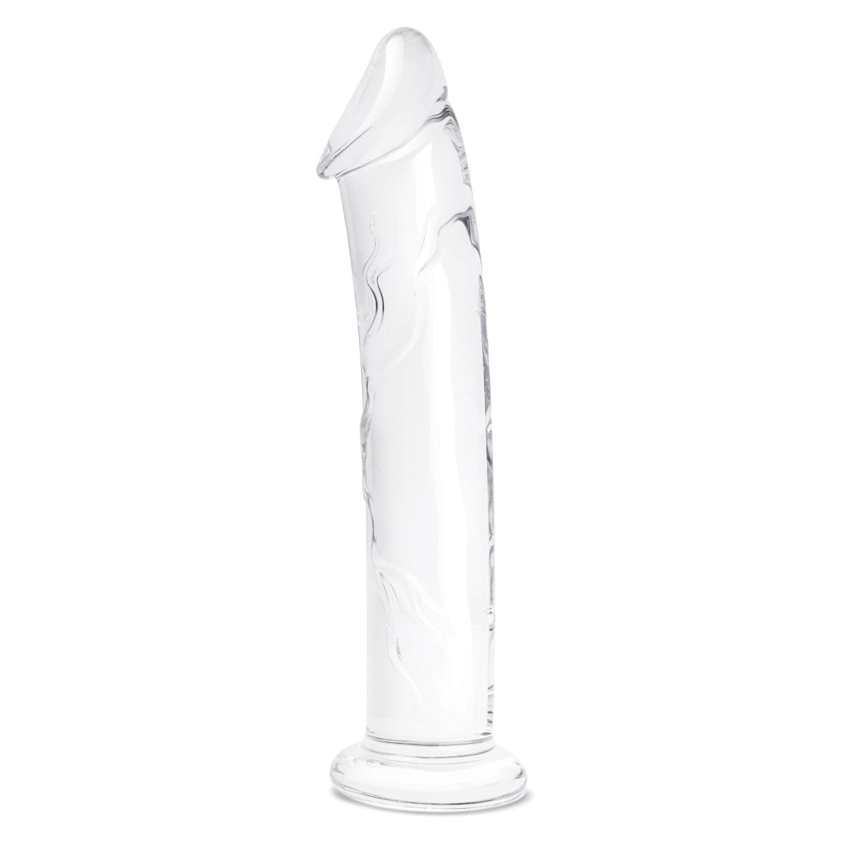 Glass - Glass Dildo With Veins and Flat Base | 12 inches Glas - For Me To Love