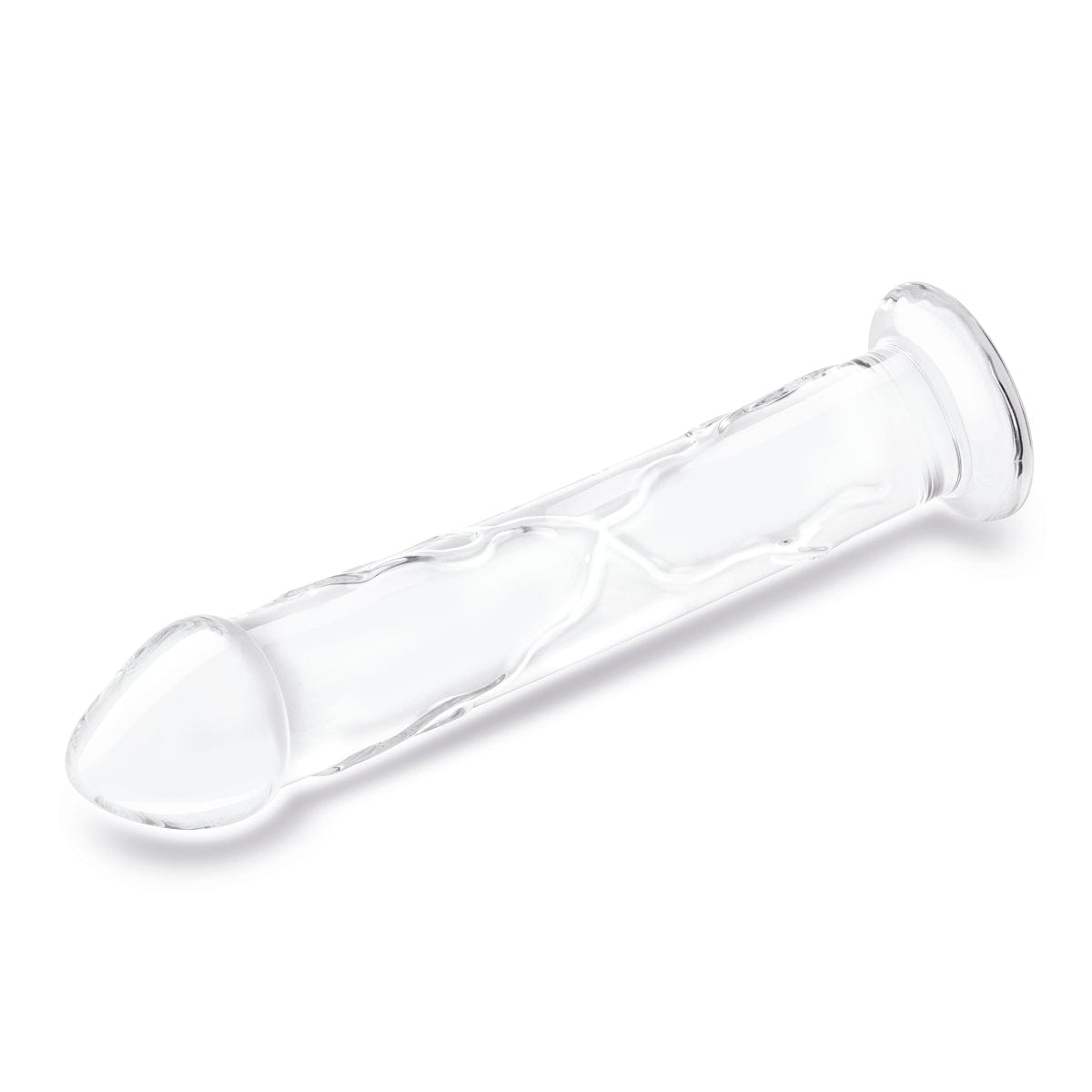 Glass - Glass Dildo With Veins and Flat Base | 12 inches Glas - For Me To Love