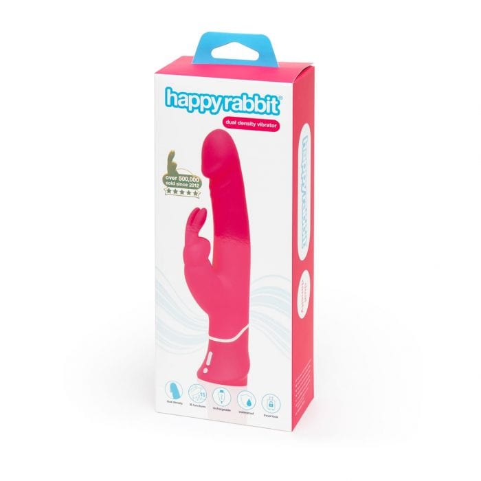 Happy Rabbit Realistic Dual Density Rabbit Vibrator Pink Happy Rabbit - For Me To Love