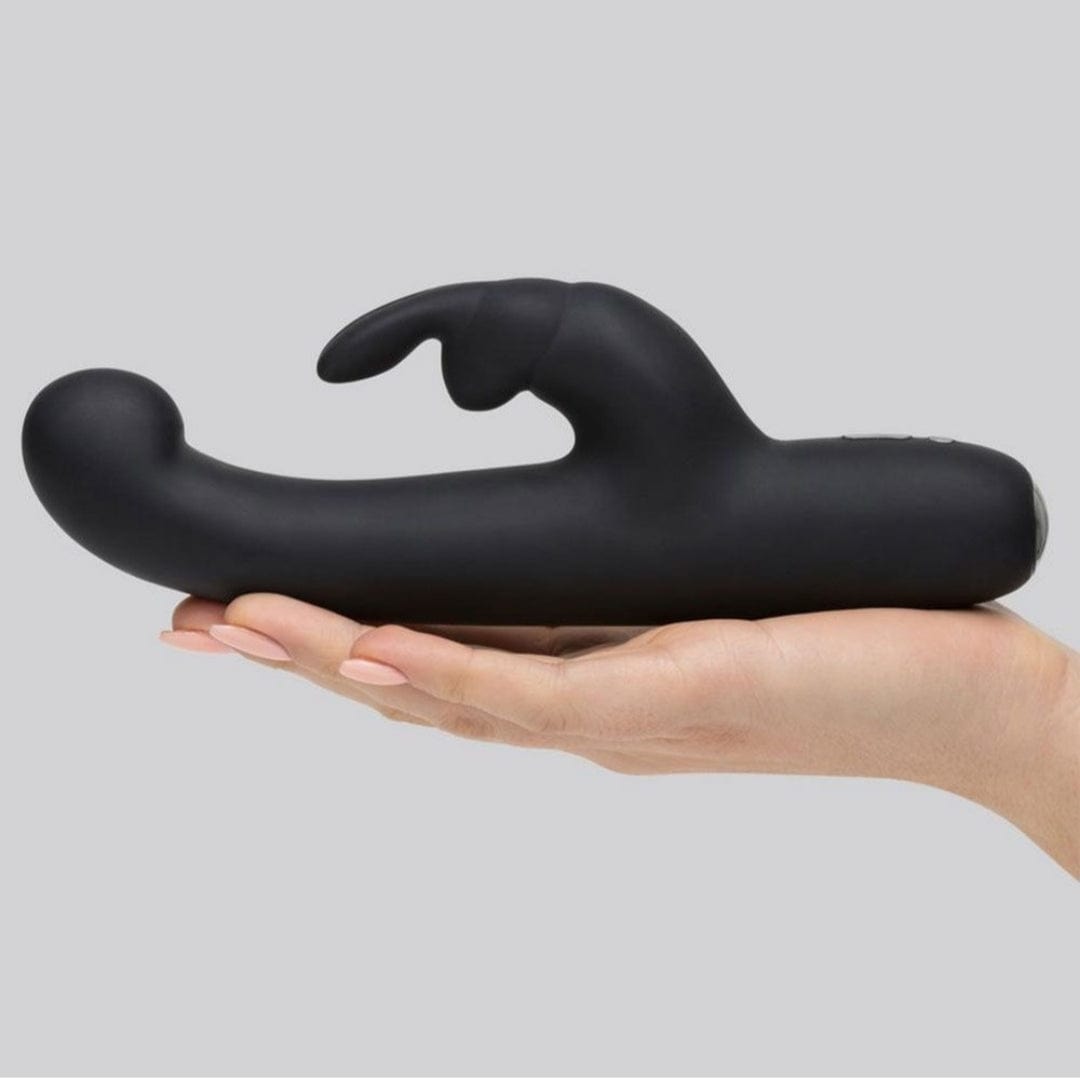 Happy Rabbit - Slimline G-Spot USB Rechargeable Rabbit Vibrator | Black Happy Rabbit - For Me To Love