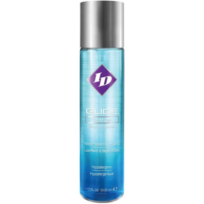 ID - Glide Water Based Lubricant Pump Action Bottle | 17 floz (500ml) ID Lubricant - For Me To Love