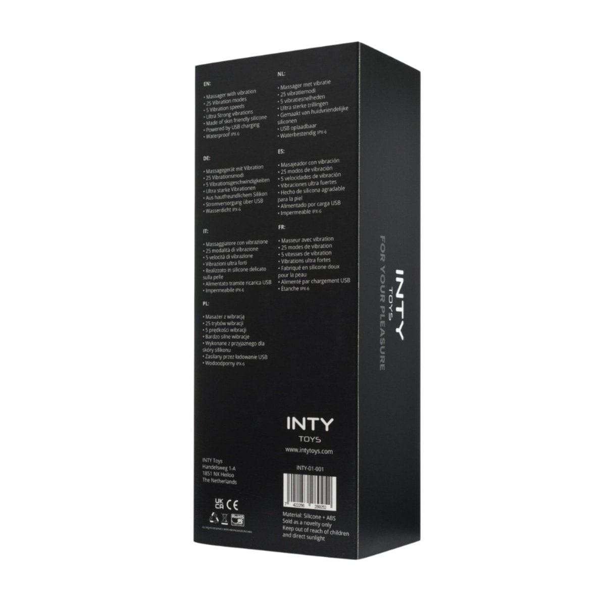 INTY Toys - Torch Massage Wand Vibrator | USB Rechargeable INTY Toys - For Me To Love