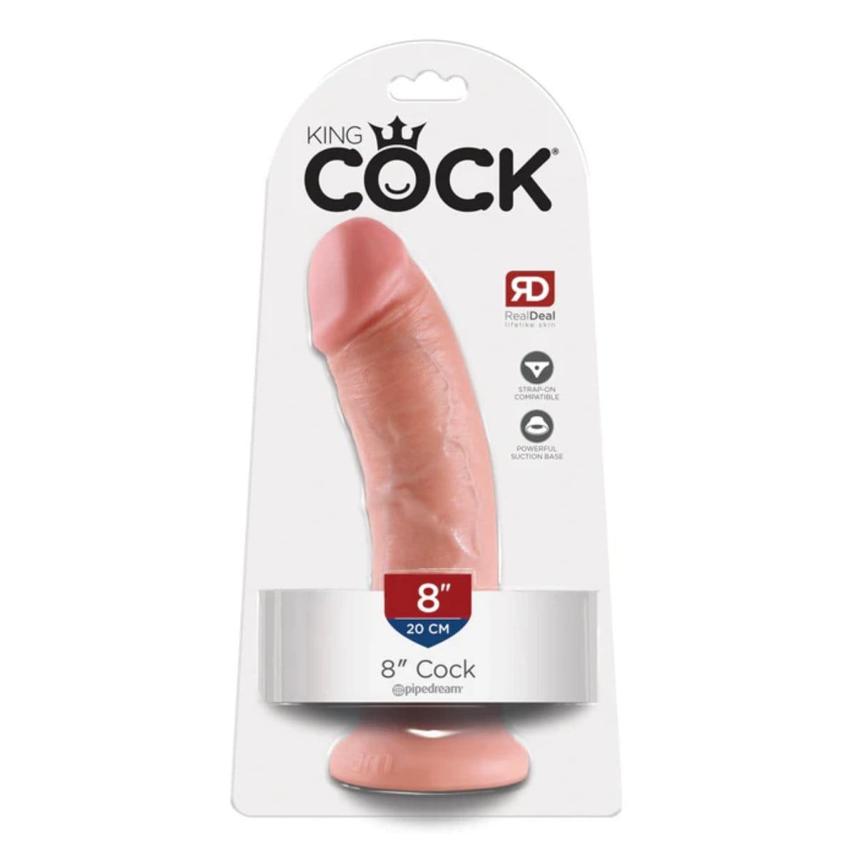King Cock - Realistic Suction Cup dildo | 8 inches King Cock - For Me To Love